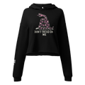 Don't Tread On Me Crop Hoodie