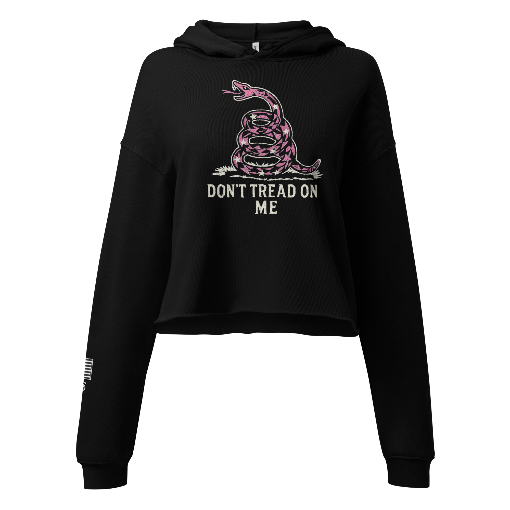 Don't Tread On Me Crop Hoodie